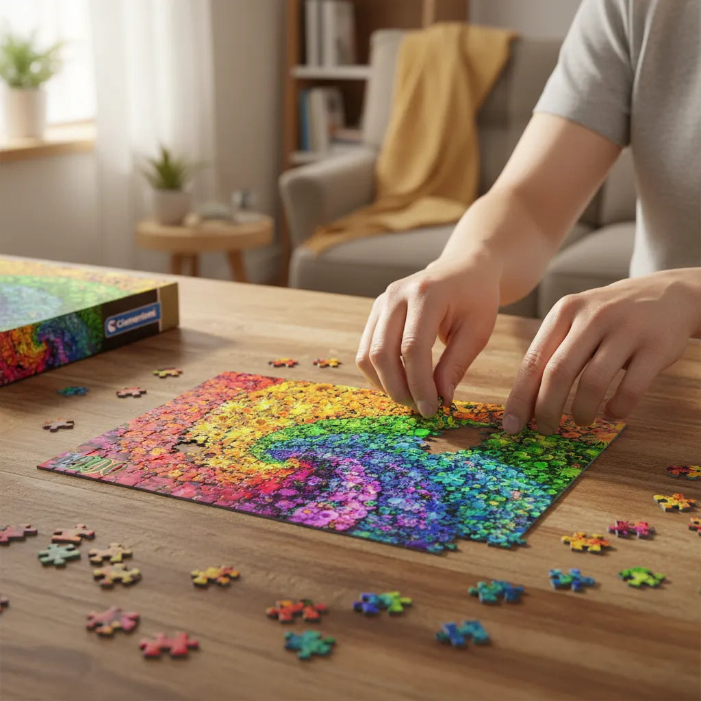 Rompecabezas 1000 Piezas Colorboom Whirl Clementoni