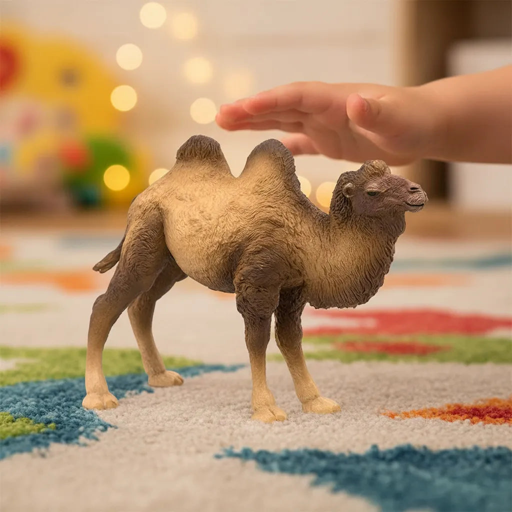 Figura Animales Camello Pintado a Mano