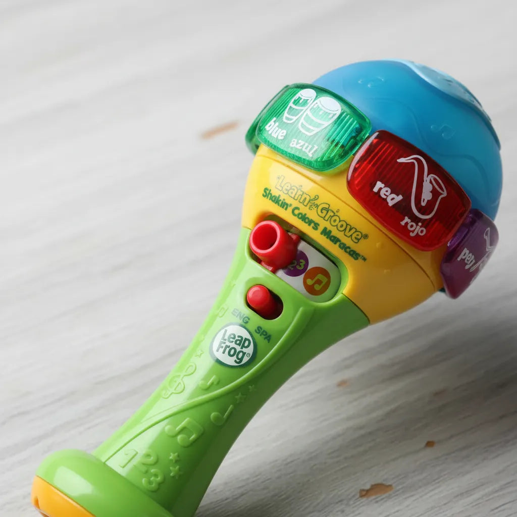 Juguete Maracas Bilingües Colores Y Números
