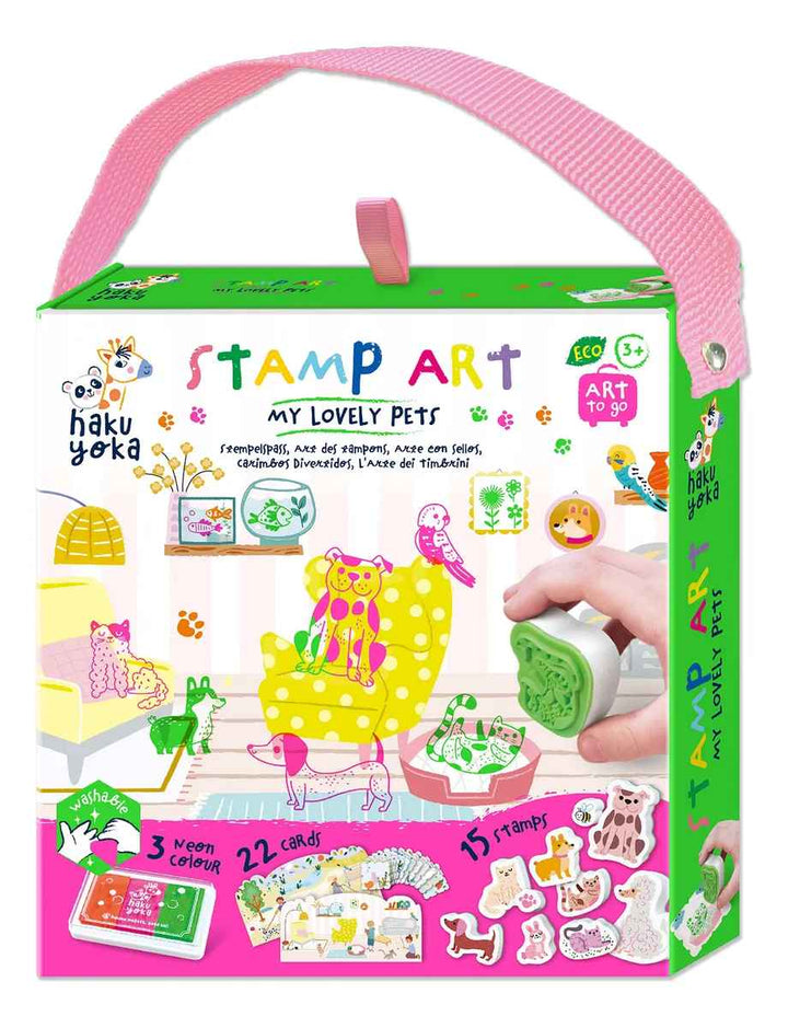 Juego De Arte Animales Sellos Reutilizable Niñas