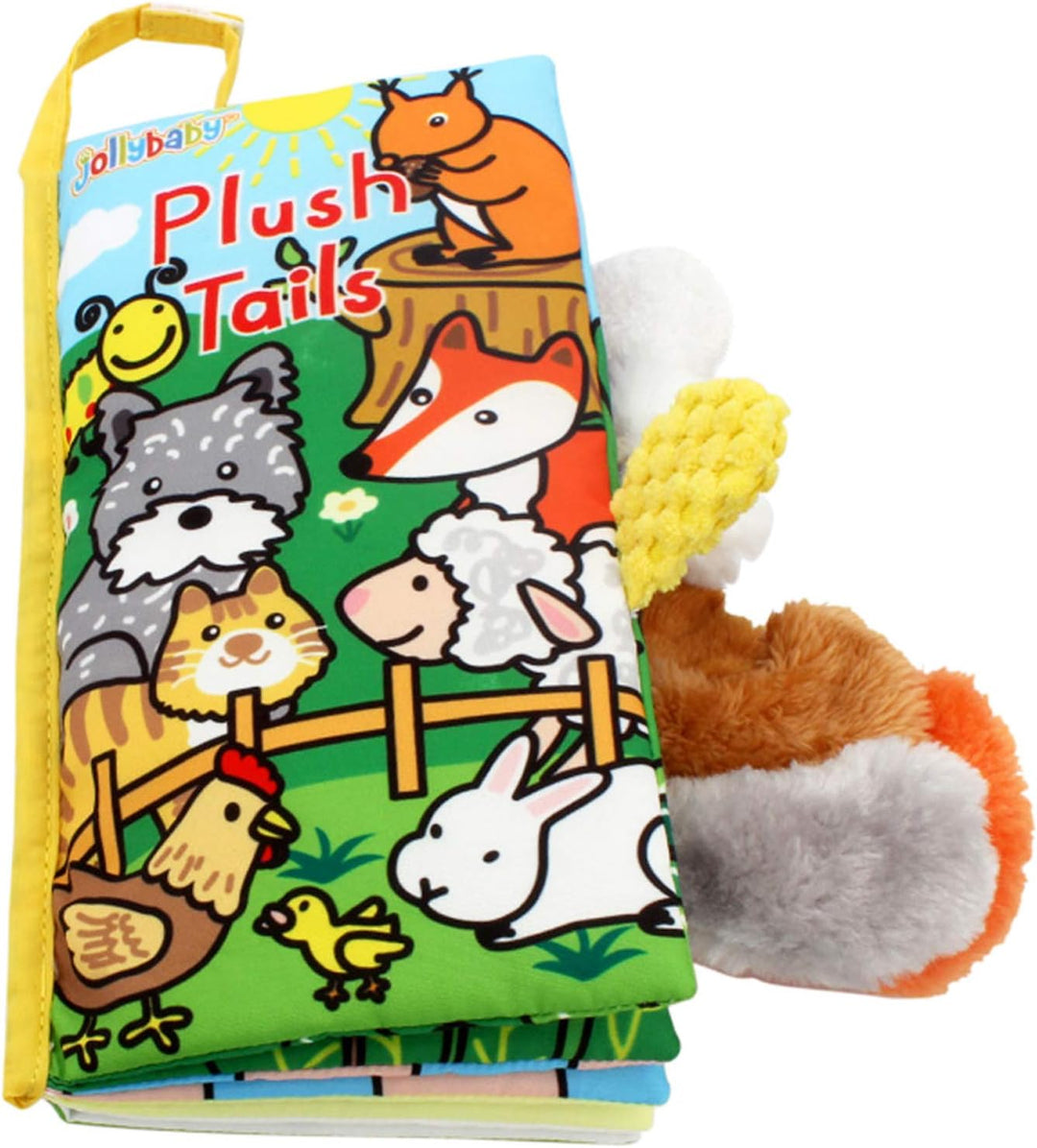 Libro Didáctico Tela Colas Animales Para Niños