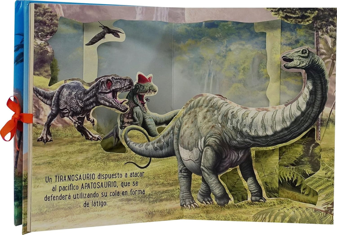 Libro Didáctico Pop Up Dinosaurios Para Niños