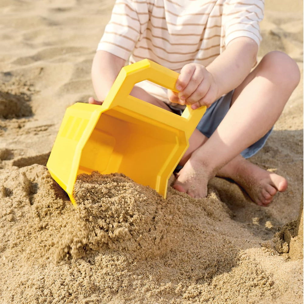 Cubo Excavador Amarillo para playa  Para Niños
