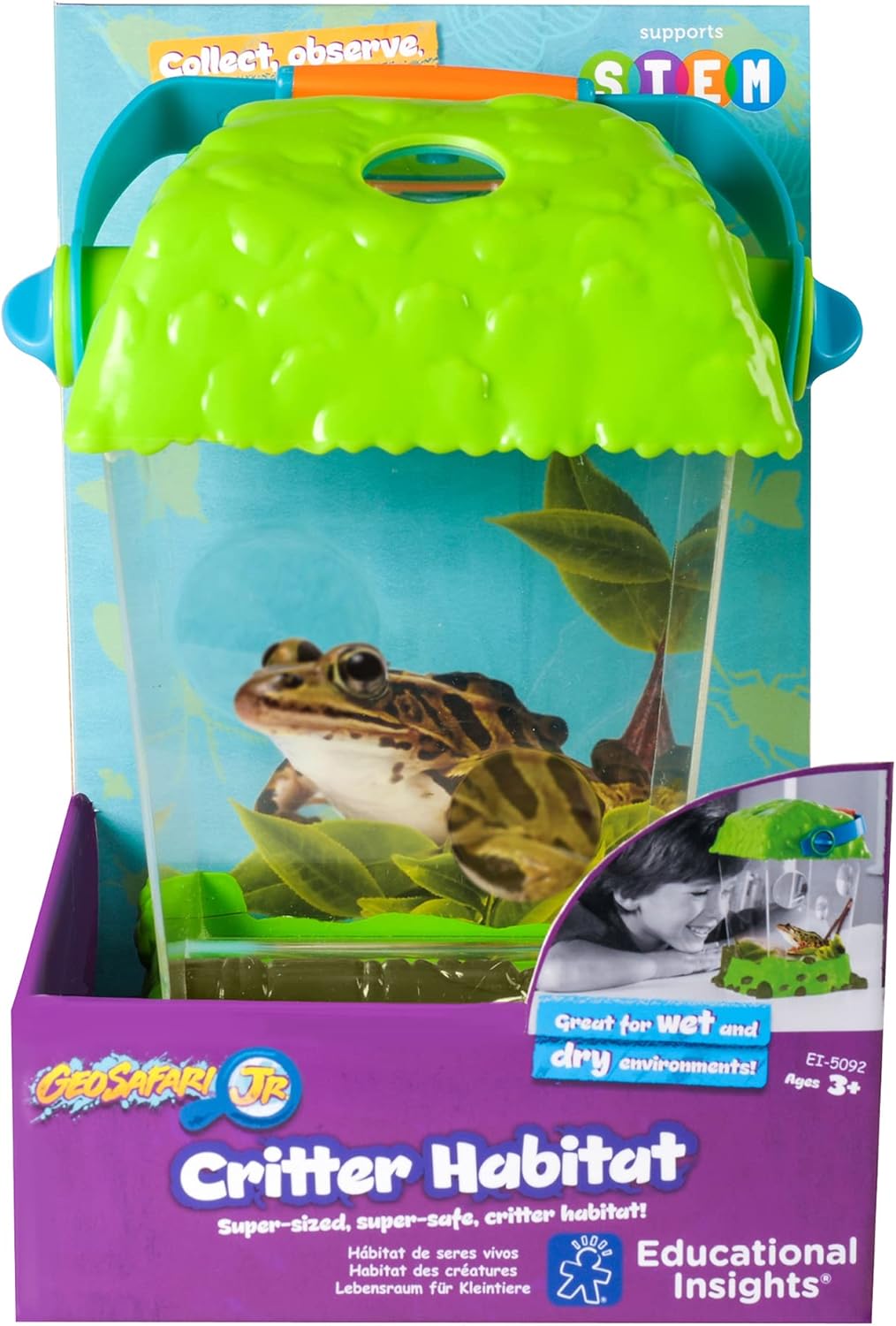 Juguete Educativo Observatorio De Insectos Para Niños