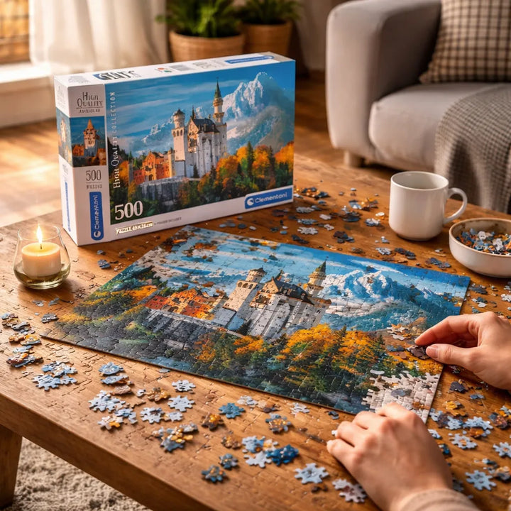 Rompecabezas 500 Piezas Castillo Neuschwanstein Clementoni