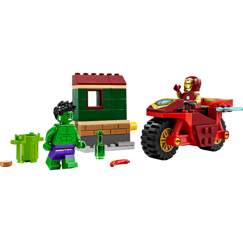 Juego Lego 68 Piezas Iron Man Y Hulk Niños