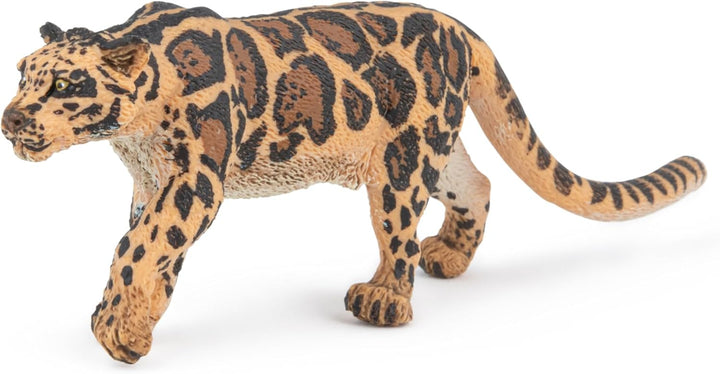 Figura Pantera Nebulosa Pintada A Mano Papo