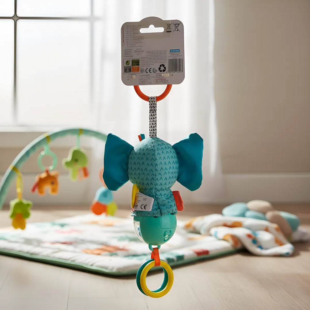 Juguete Sonajero Bebé Estimulación Elefante