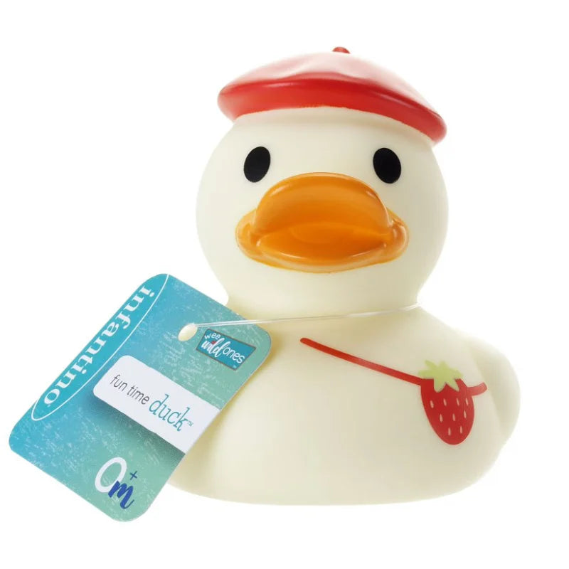 Juguete Patito De Baño Fresa Infantino Para Bebés Niños