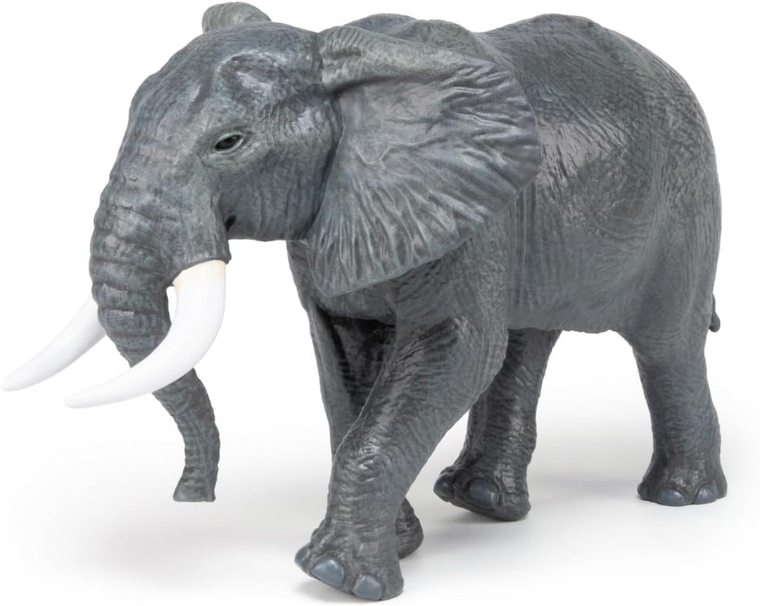 Figura Animales Elefante Africano Pintada A Mano