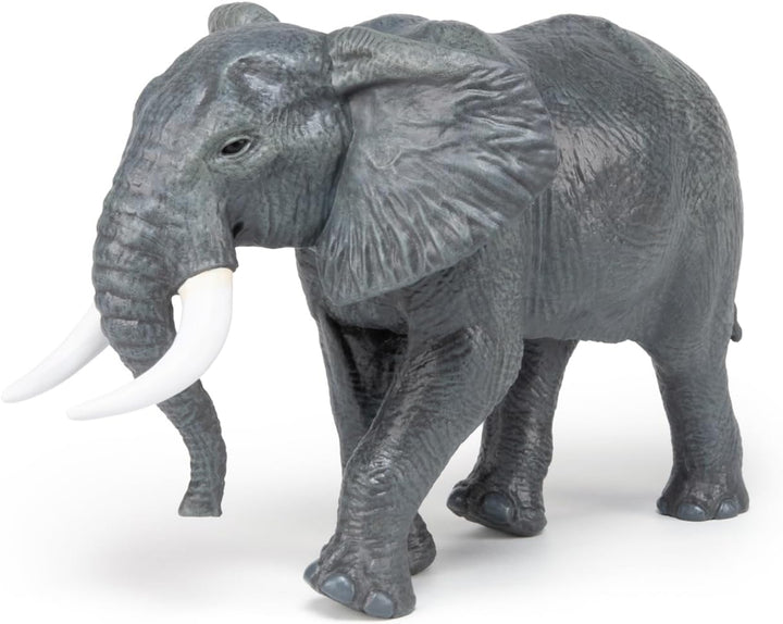 Figura Animales Elefante Africano Pintada A Mano