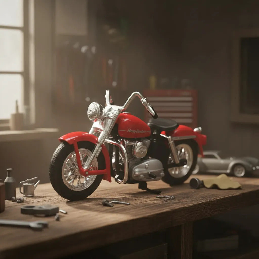 Moto Coleccionable Harley-davidson 1952 K model para Niños