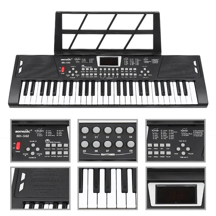 Teclado Electrónico De 54 Teclas Para Niños