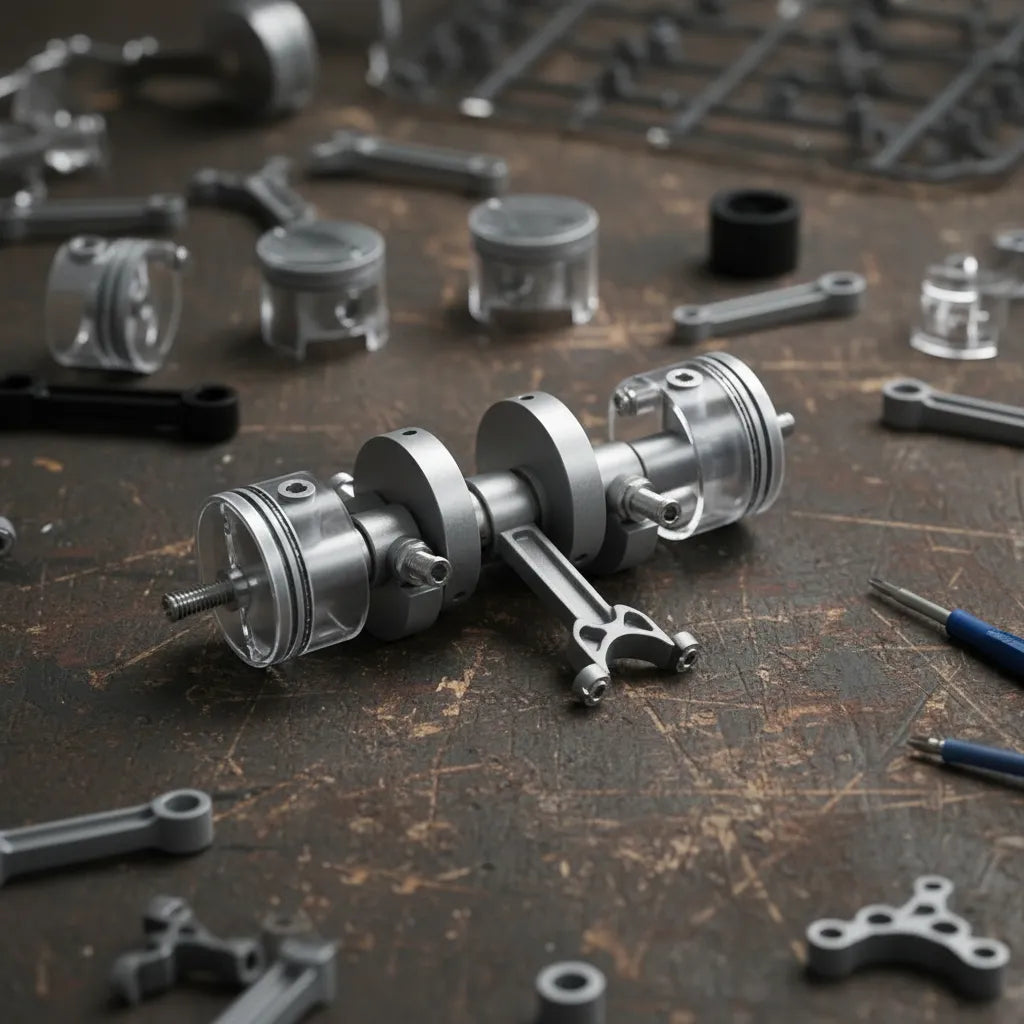 Experimento STEM Motor Modelo V8 para Niños