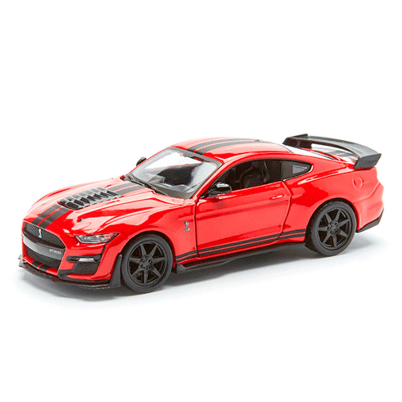 Carro Coleccionable A Escala 1/32 Mustang Sheby Gt500 Rojo