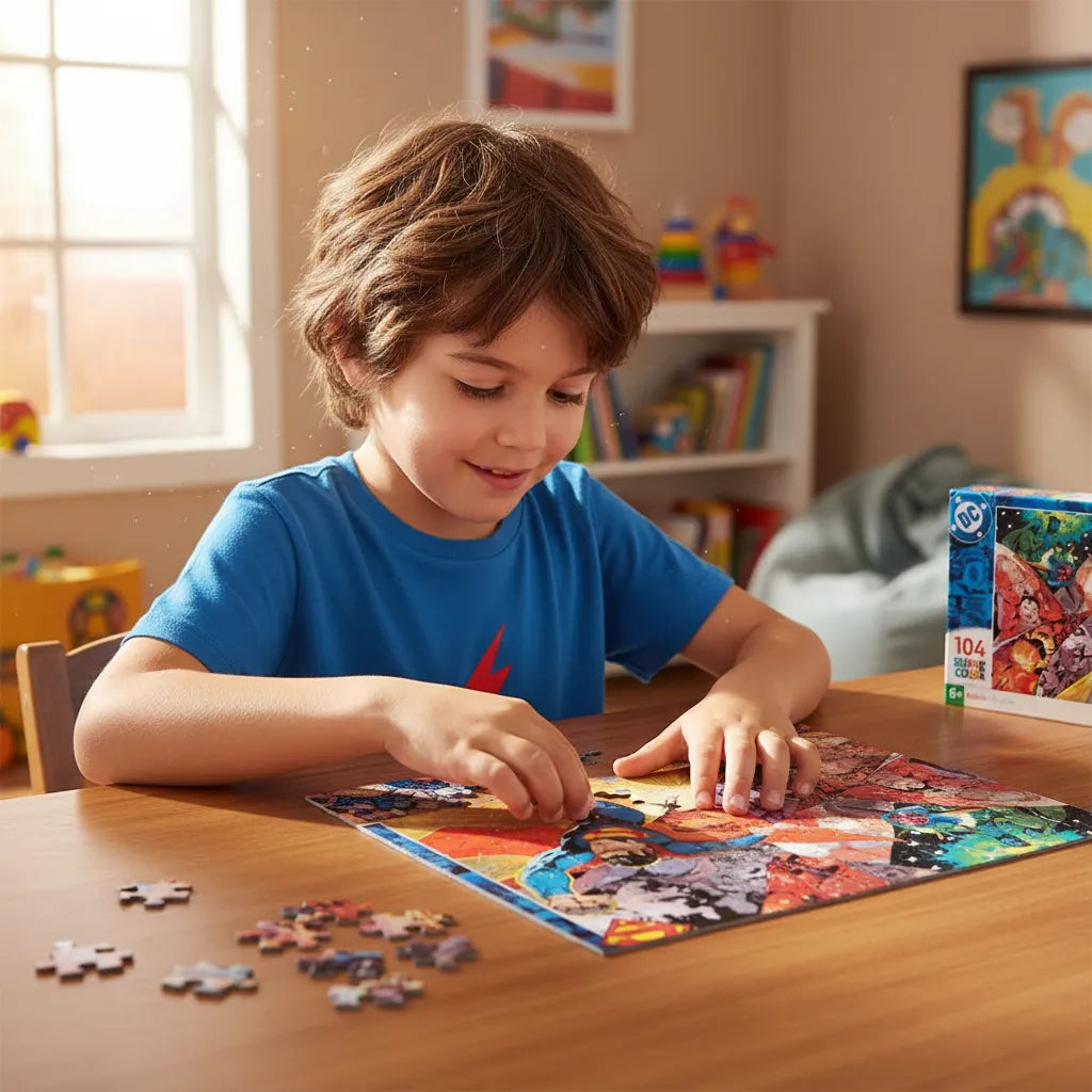 Rompecabezas 104 Piezas Superman Clementoni Para Niños