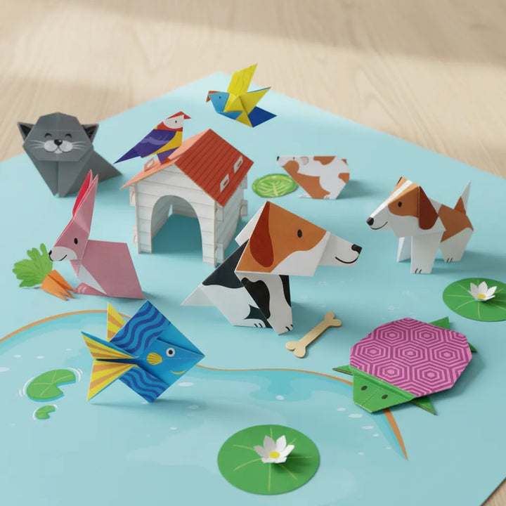 Set De Arte Y Manualidades Origami Mascotas
