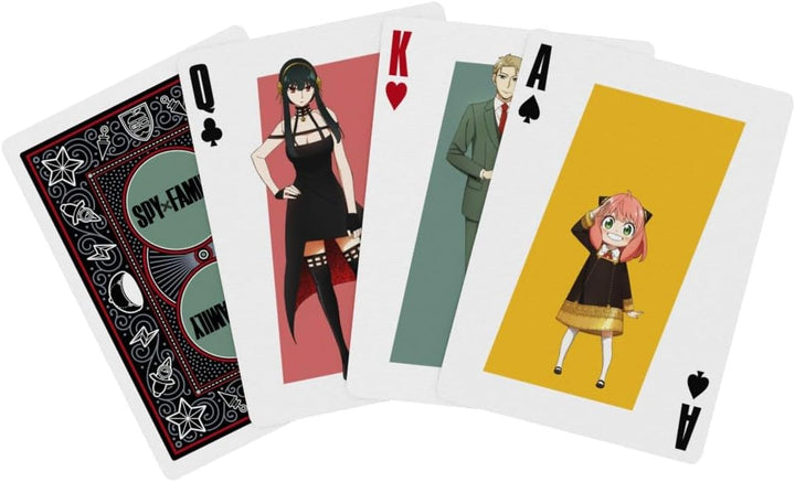 Cartas Bycycle Diseño Spy X Family Para Adultos