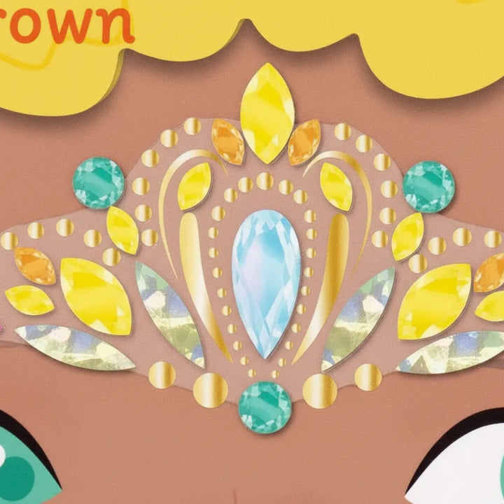 Juego Gema Adhesivas Corona Para Niños