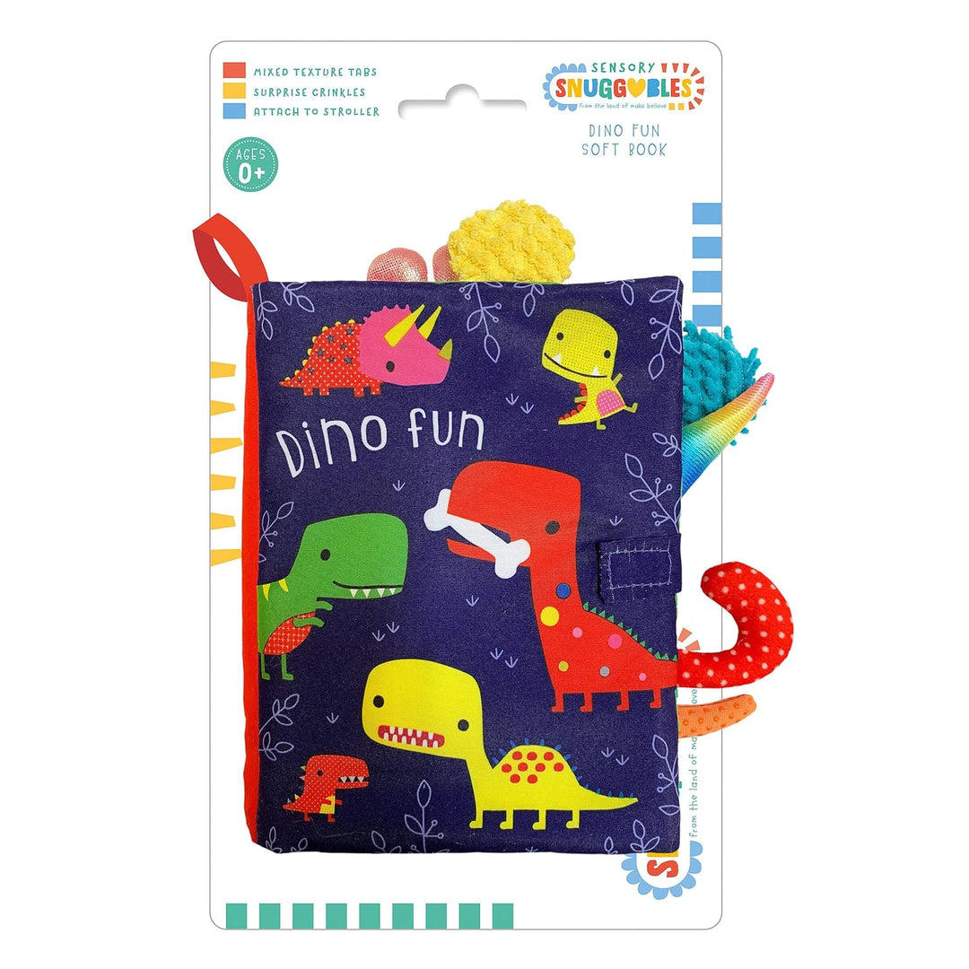 Libro Infantil Sensorial Dino Diversión Para Bebés
