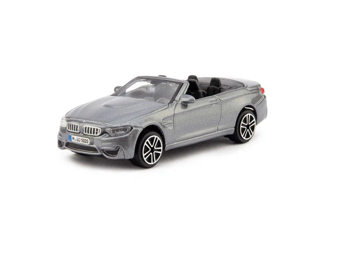Carro Coleccionable A Escala Bburago BMW M4 Cabrio Gris