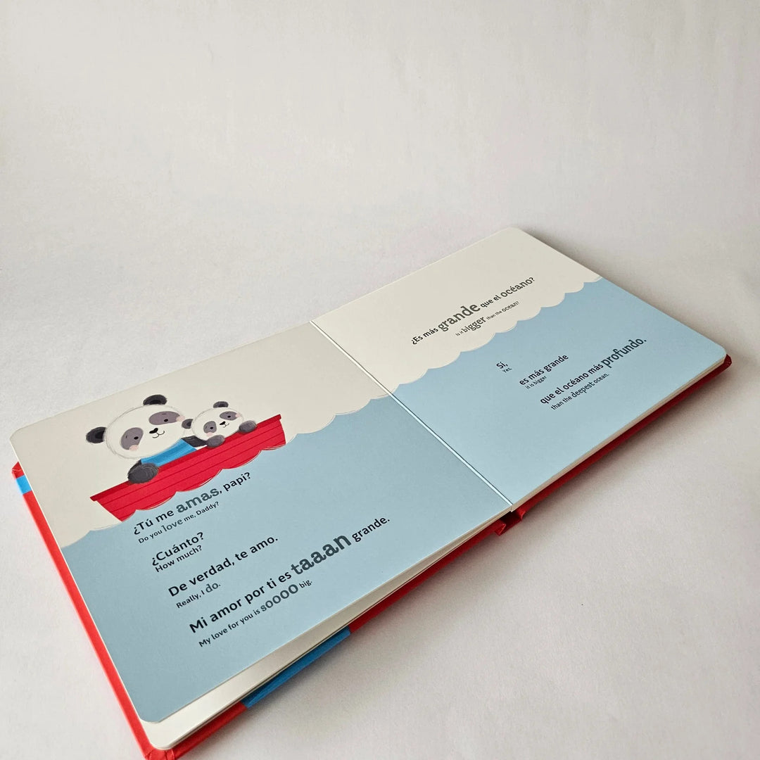 Libro Cuanto Me Quieres papá Bilingüe Para Niños