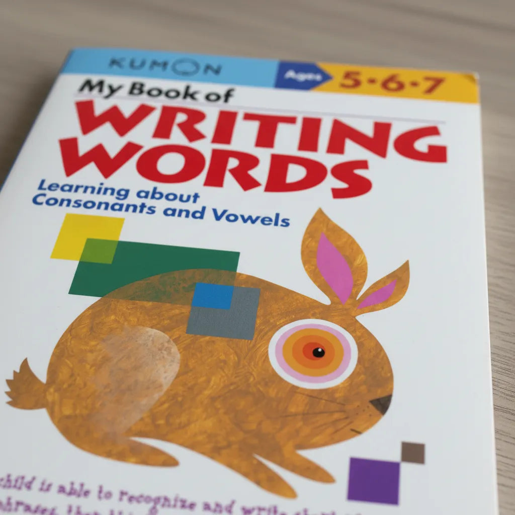 Libro Didáctico Kumon My Book Of Writing Words Niños