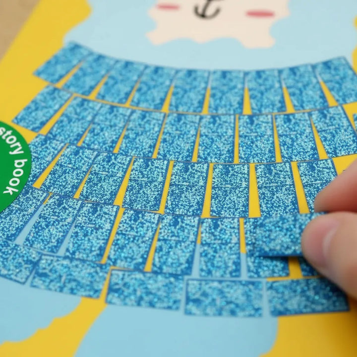 Set De Arte y Manualidades Mosaico Con Stickers Animales