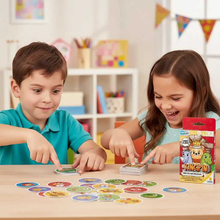 Juego De Mesa De Agilidad Mental Kingpin Ronda Para Niños