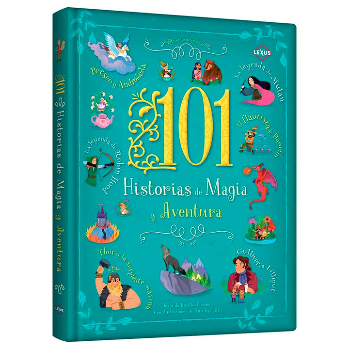 Libro Didáctico 101 Historias De Magia Y Aventura Para Niños