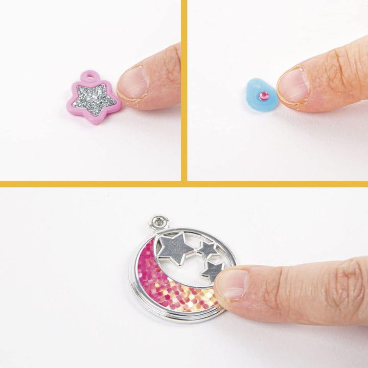 Set De Pulseras Con Amuletos Luminosos Niñas