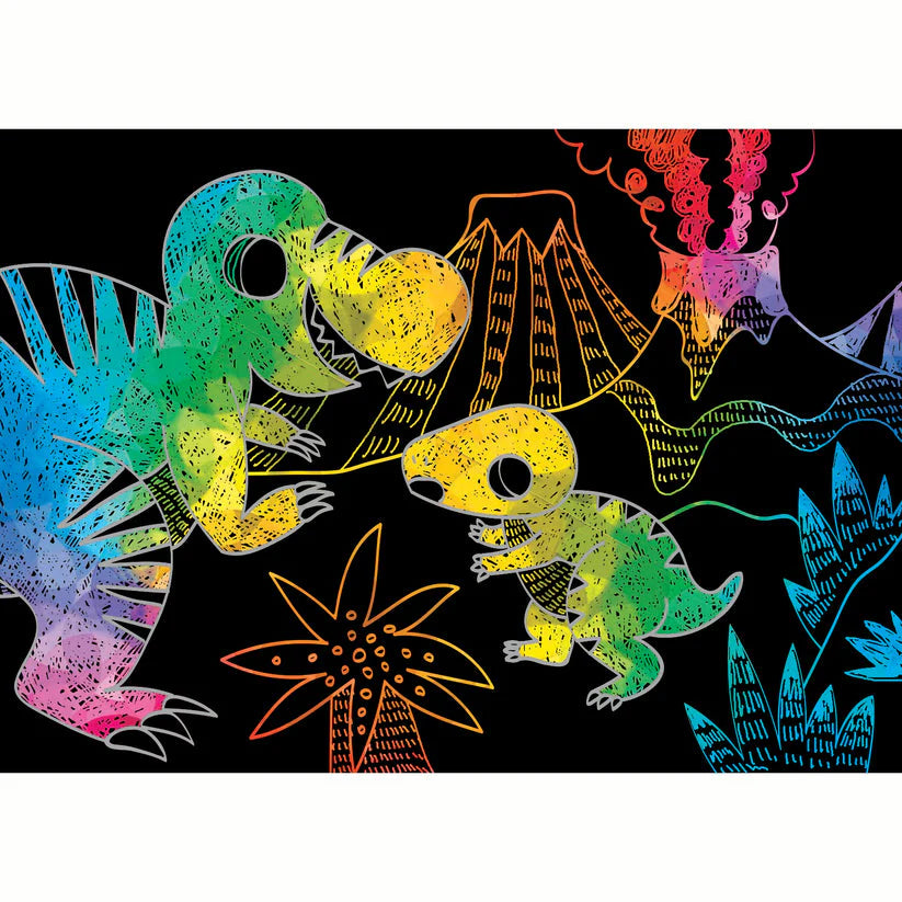 Juego De Rasca y dibuja Dinosaurios Niños