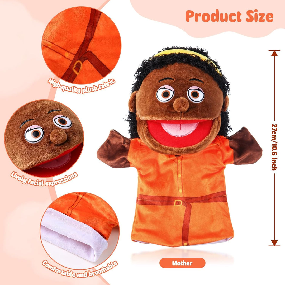Juguete Didáctico Títere Marioneta Mamá Para Niños