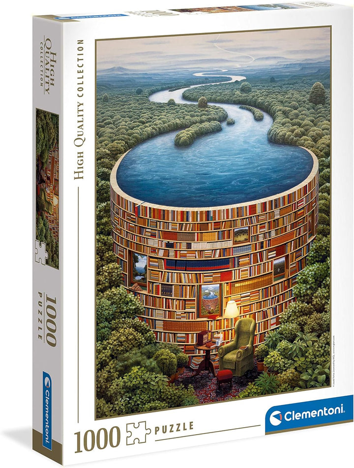Rompecabezas  1000 Piezas Paisaje De Libros Mágico