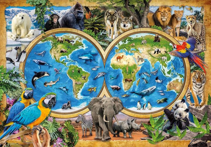 Rompecabezas 300 Piezas Animales Para Niños