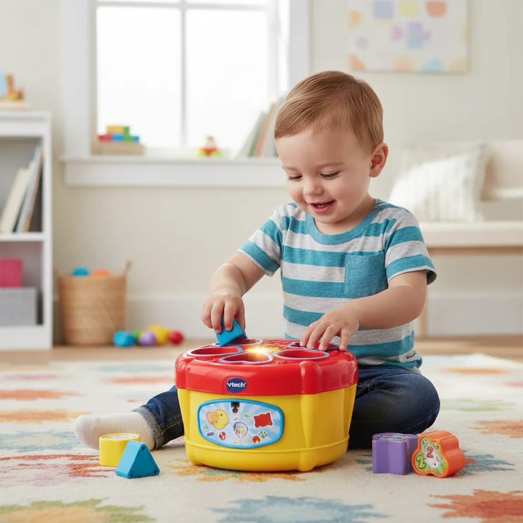 Juguete Tambor Musical Clasifica Y Descubre Para Niños