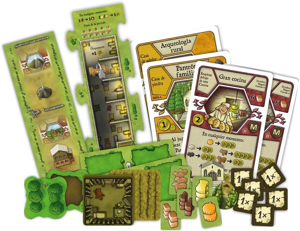 Juego De Mesa Agrícola Bosques Y Cenagales Expiación Niños