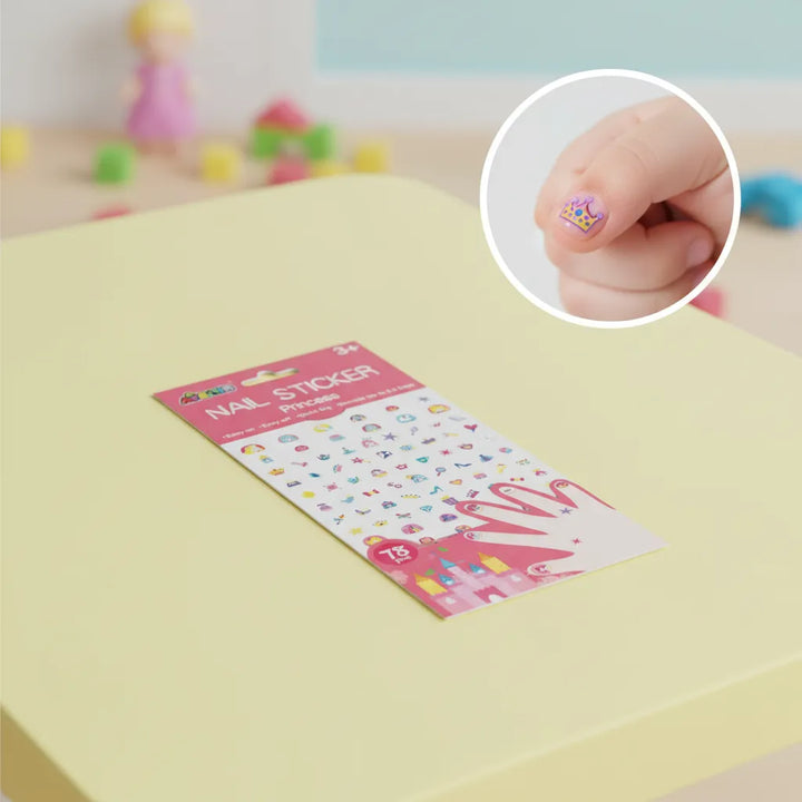 Set De Arte De Stickers Para Uñas Princesas