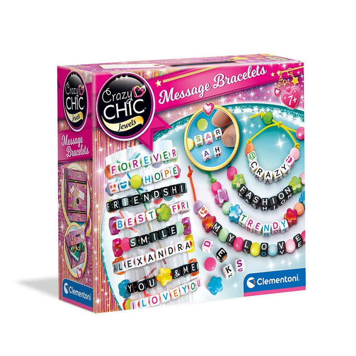 Set Crea Pulseras Mensajes Personalizados Niñas