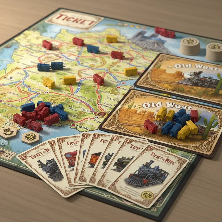 Juego Aventureros Al Tren Francia+ Viejo Oeste