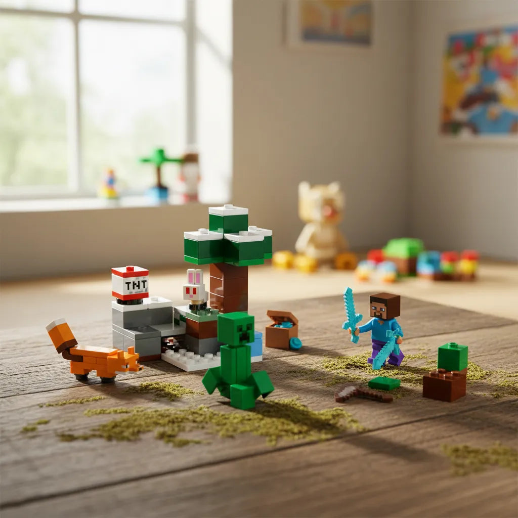 Juego Construcción Minecraft Aventura La Taiga Lego Original