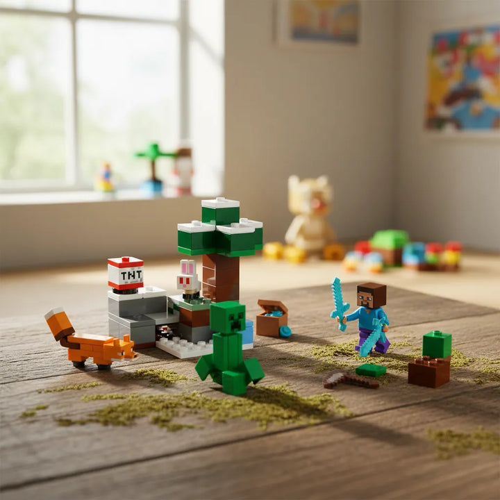 Juego Construcción Minecraft Aventura La Taiga Lego Original