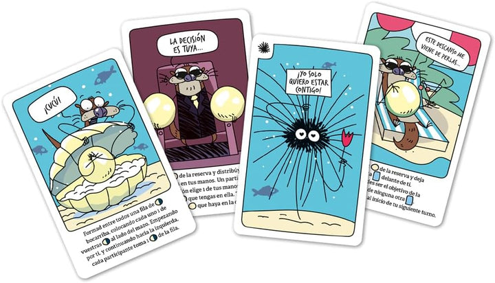 Juego De Mesa Cartas Estrategia Nutrias Para Niños Familia