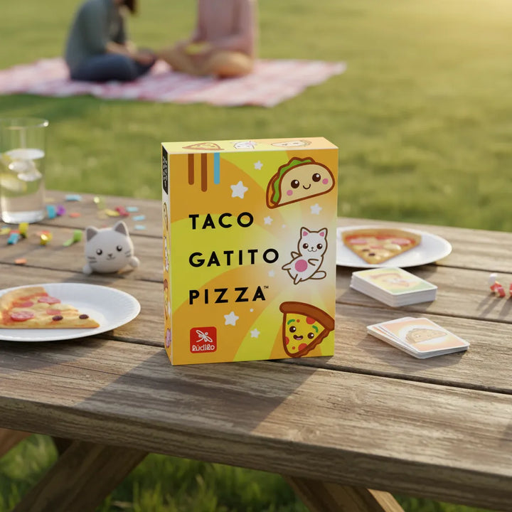 Juego De Mesa Taco Gatito Pizza Adulto Niños