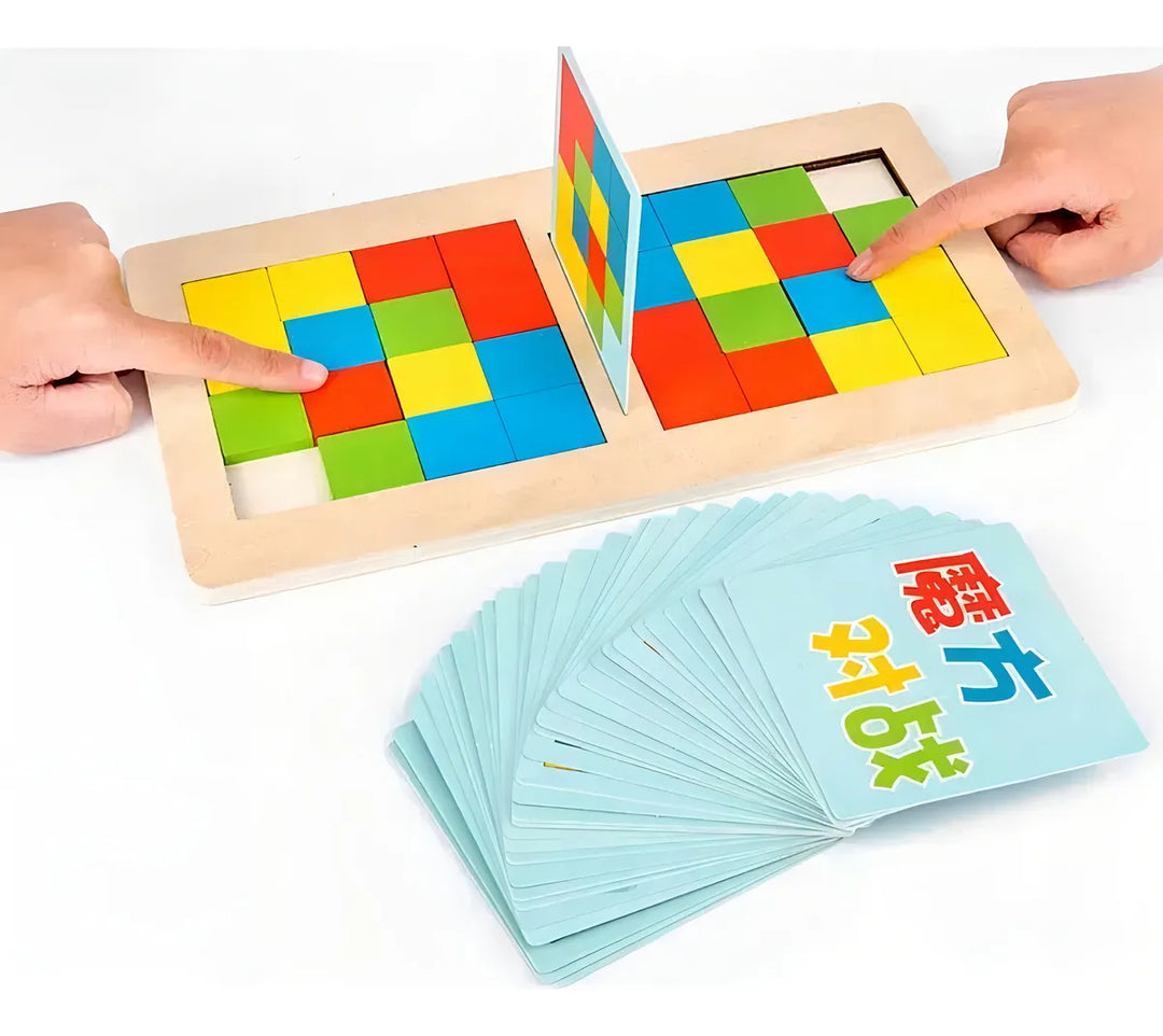 Juego De Mesa Educativo Rubik En Madera Para Niños