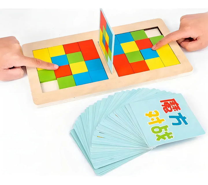 Juego De Mesa Educativo Rubik En Madera Para Niños