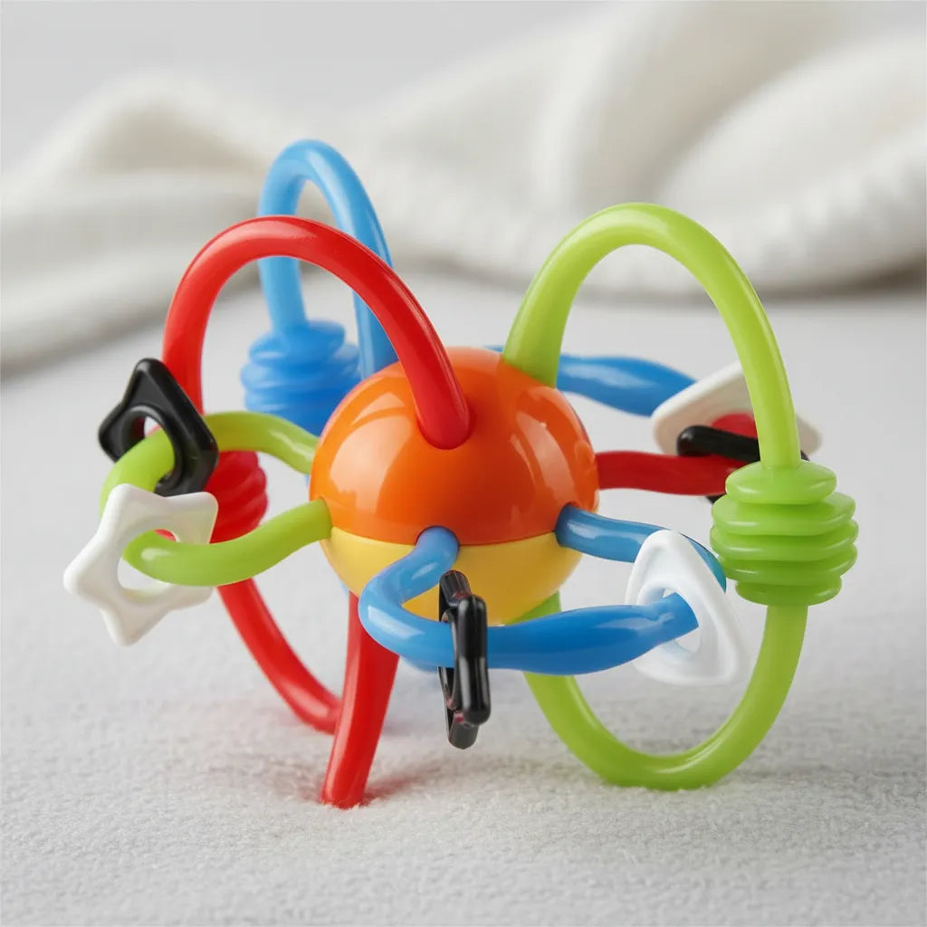 Juego Sensorial De Anillos Mordedor Para Bebés