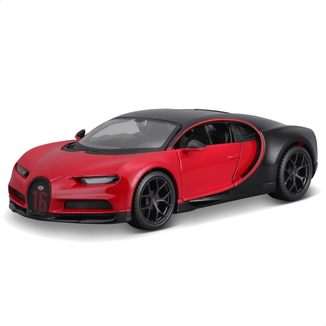 Carro Coleccionable A Escala 1:32 Bugatti Chiron Sport Rojo