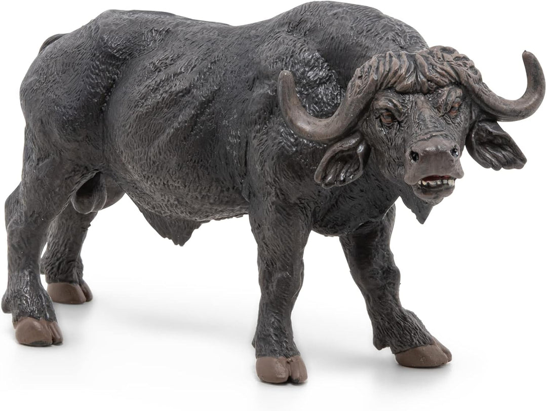 Figura Coleccionable Búfalo Pintada A Mano Papo