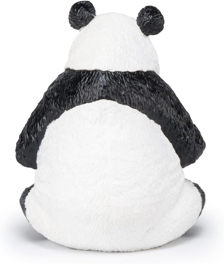 Figura Coleccionable Oso Panda Con Cría Pintado A Mano Papo